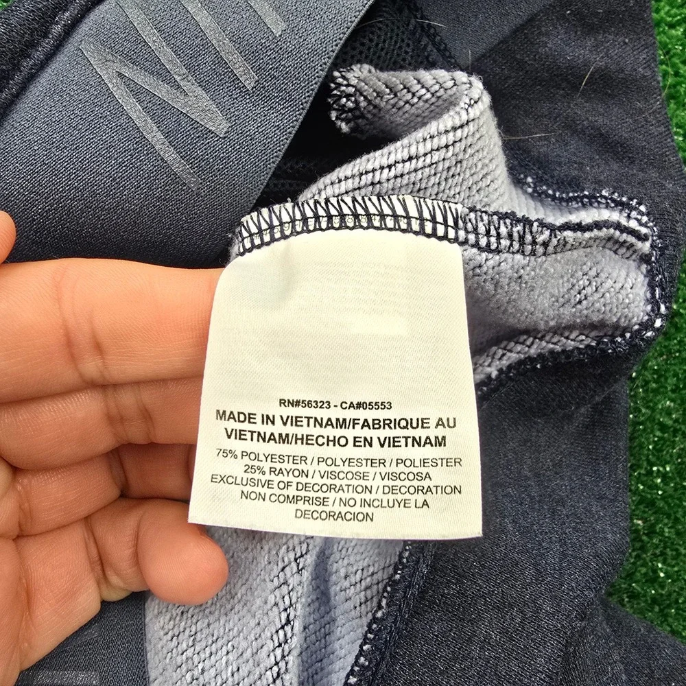 Nike Dri Fit Sweatshirt Womens Large Navy Cowl Neck Pullover Athletic 860130-473